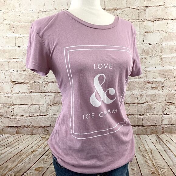 Wildfox love & ice cream graphic tee shirt - Picture 1 of 4